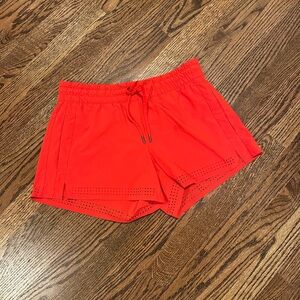 Athleta size 4 Women's Red Drawstring Shorts